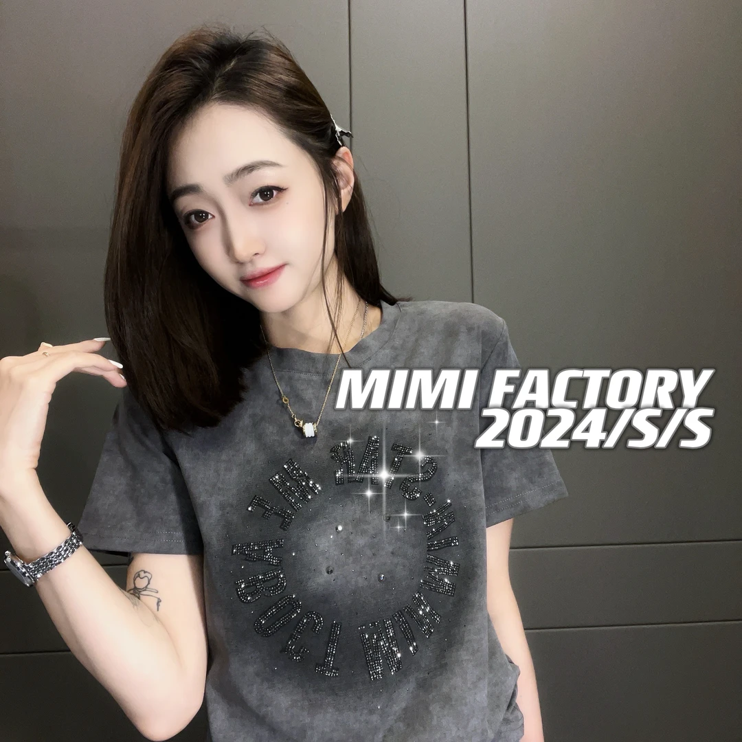 芈芈 032 -2025新款短袖T恤女修身显瘦时尚休闲百搭XCTQ