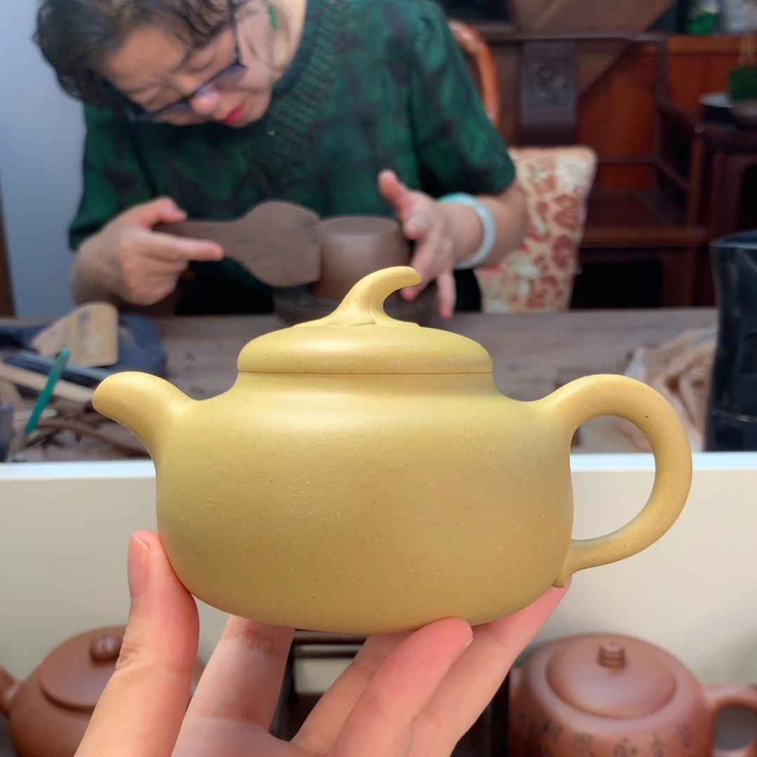 ****者茶壶紫砂全手工 茄段