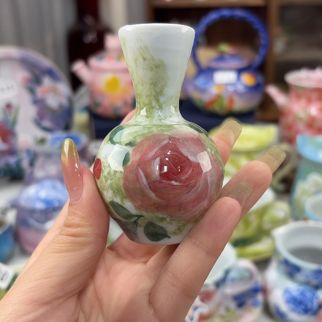 景德镇手绘高温釉下彩陶瓷茶具