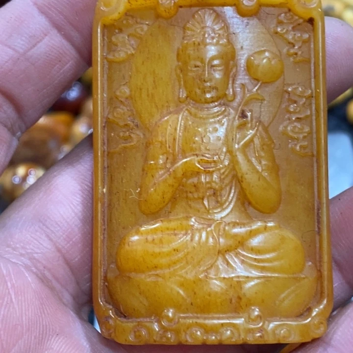 滴血莲花菩提吊坠