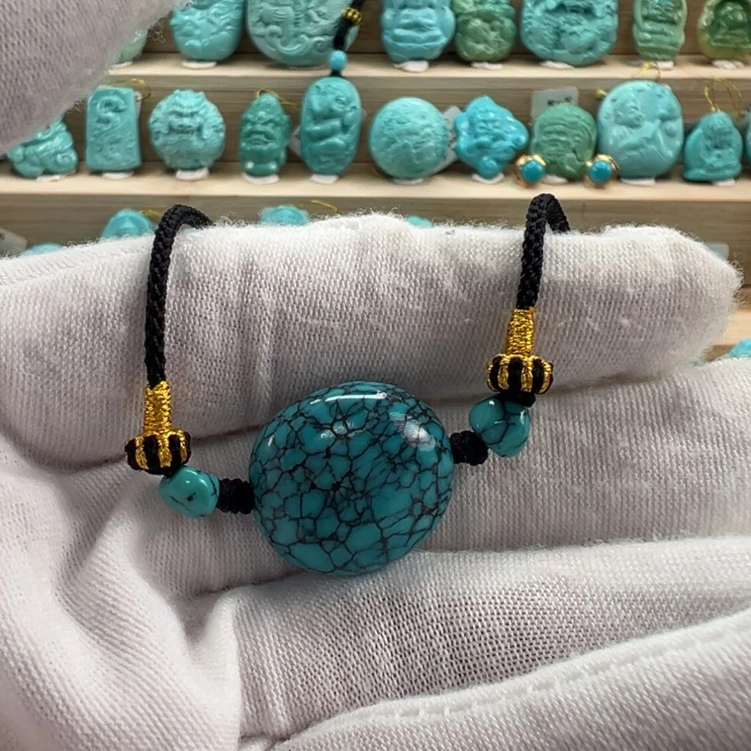 未镶嵌绿松石随形 17.4mm