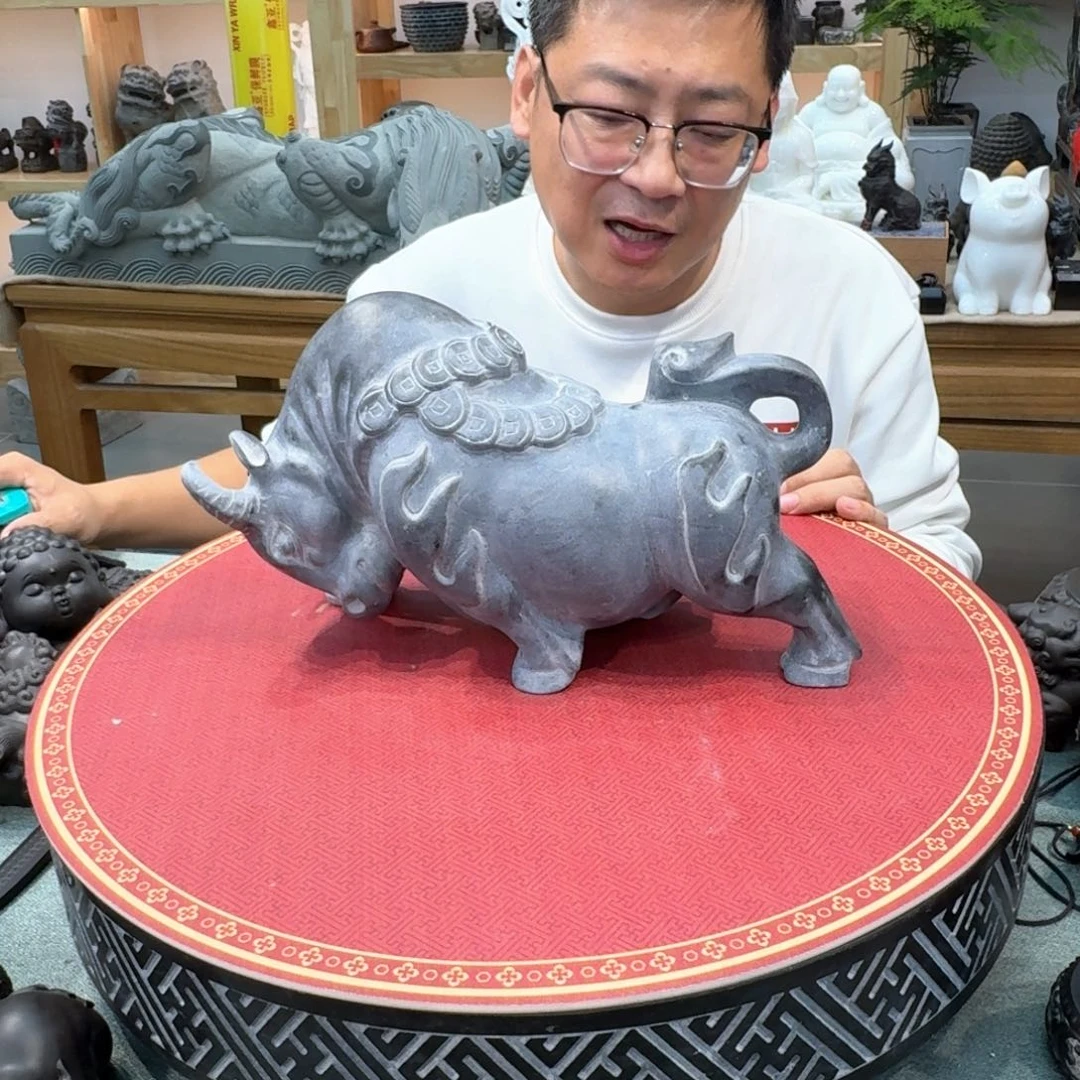 西安石晋錾石雕手工雕刻摆件