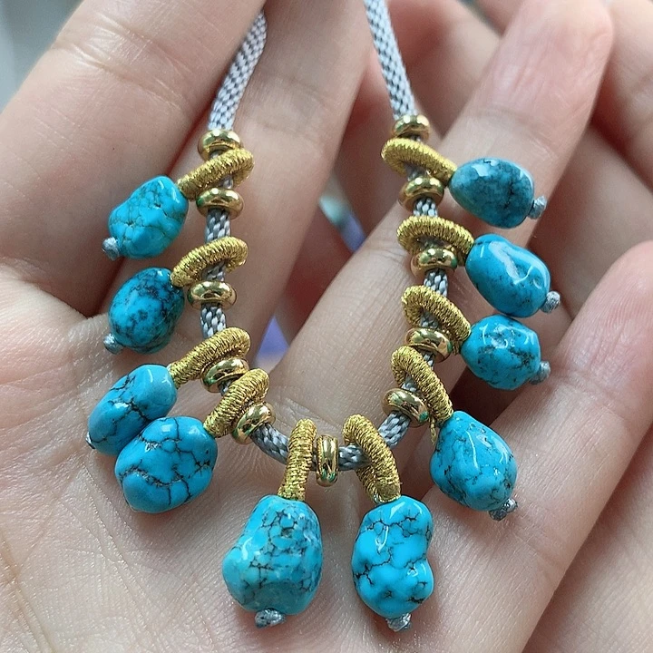 绿松石珠宝奇石未镶嵌