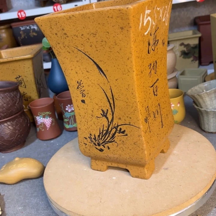 紫砂花盆紫砂花盆