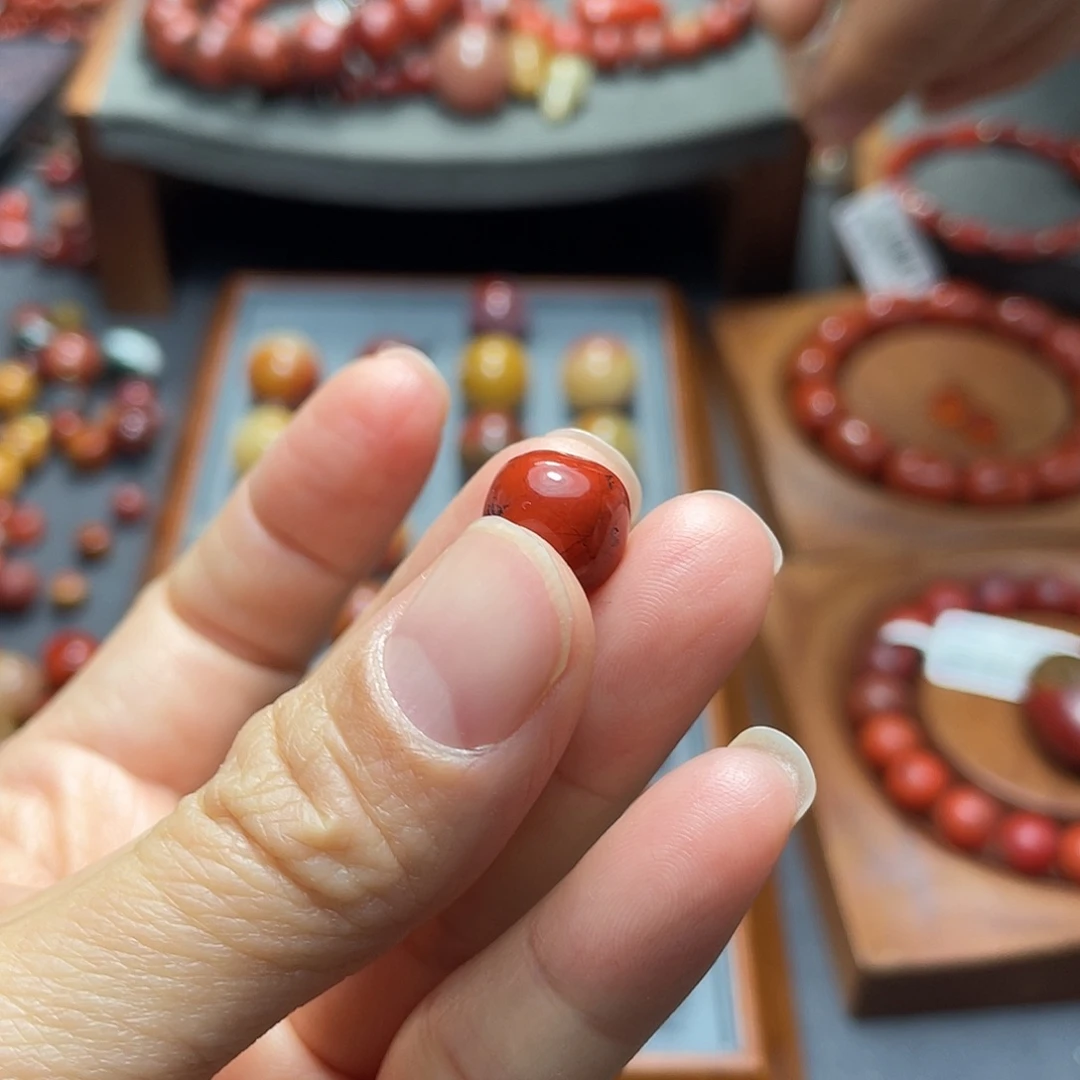 未镶嵌单珠10多样性发1南红玛瑙