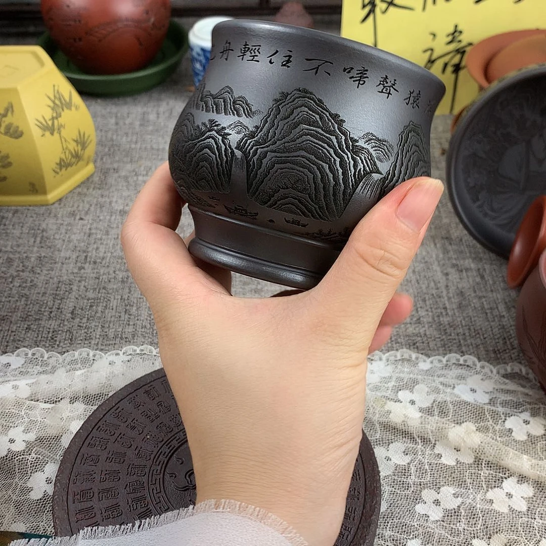 茶杯紫砂高端主人杯