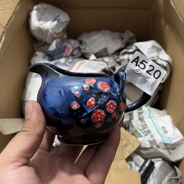 瓷片茶摆件工艺品摆件666