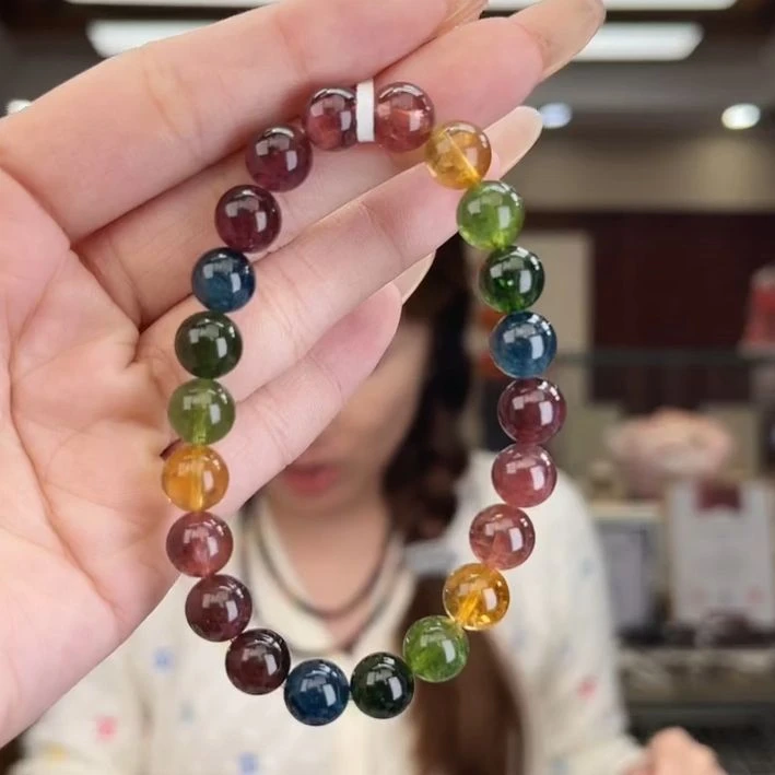 01580349碧玺/未镶嵌8mm+碧玺单圈多样性发货49