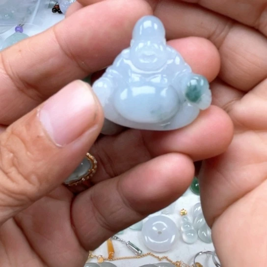 翡翠未镶嵌颈饰翡翠佛公