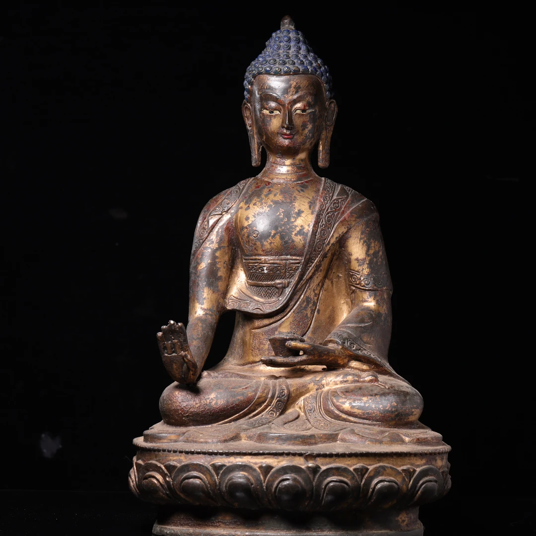 清代旧藏佛照像把件