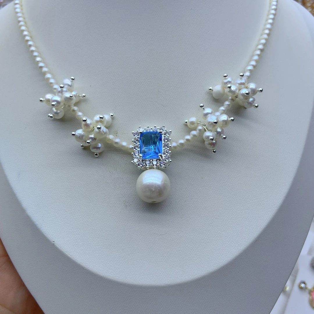 颈饰未镶嵌淡水珍珠