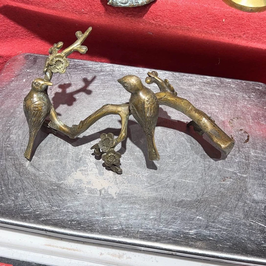 微瑕疵瑕疵黄铜摆件