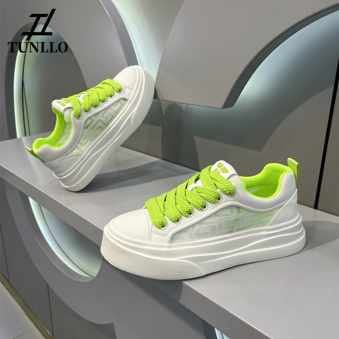 轻奢男鞋夏季新款低帮冰丝网面透气轻便舒适百搭软底运动休闲板鞋