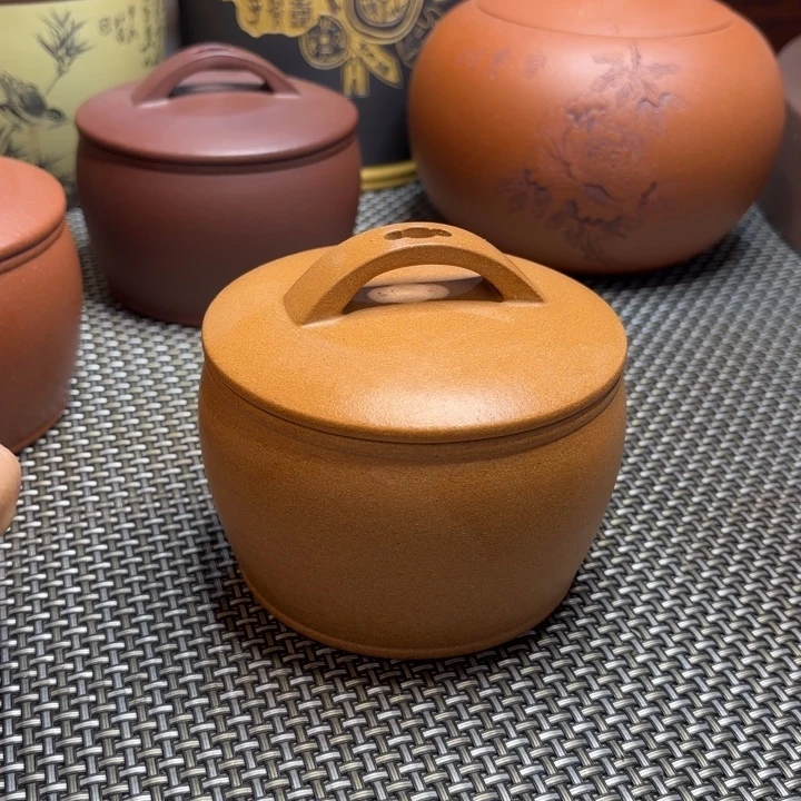 紫砂茶叶罐中高端紫砂茶叶罐