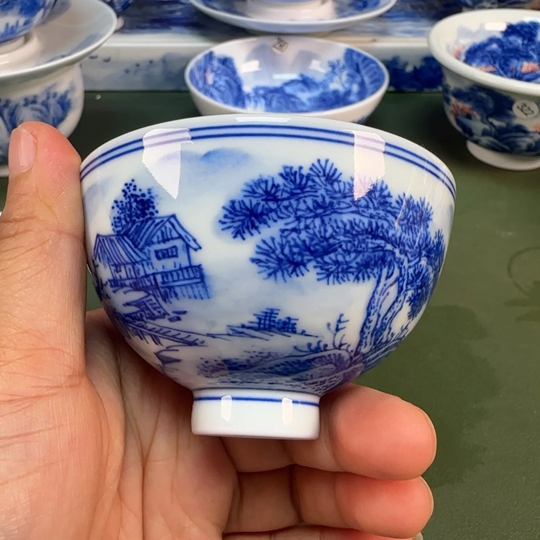 景德镇纯手绘茶具圆圆217