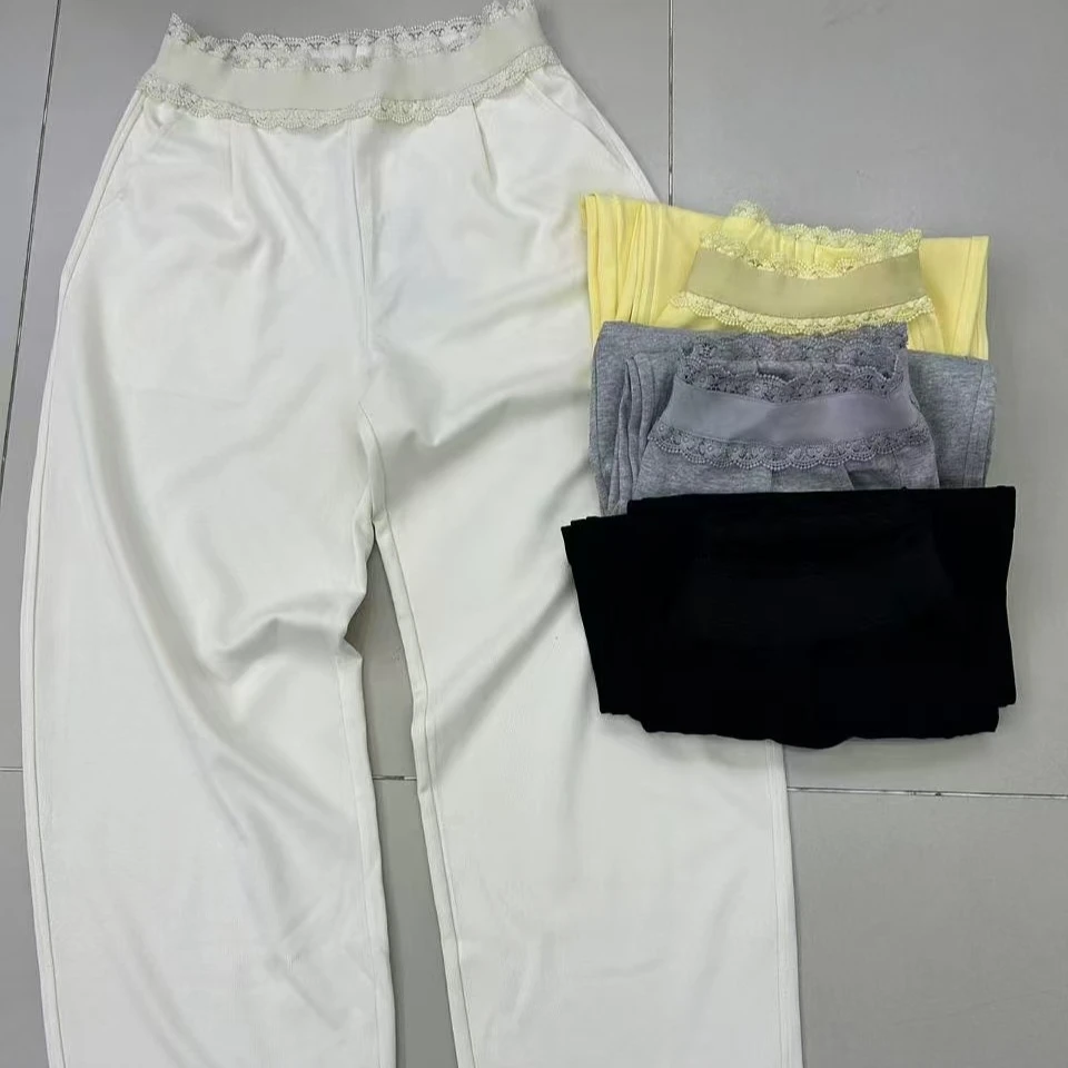 2025新款时尚潮流大码弯刀裤宽松显瘦休闲长裤