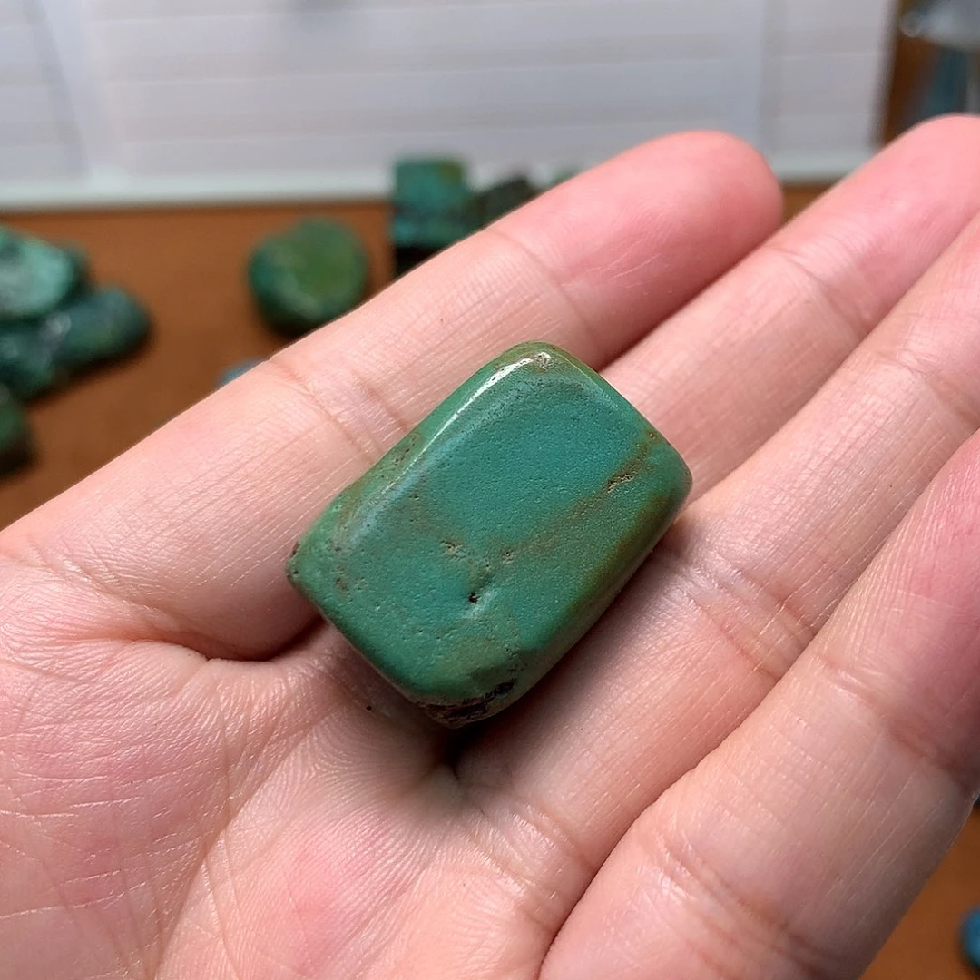 未镶嵌绿松石珠宝奇石呜*