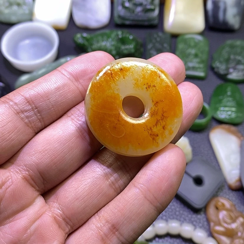 【闪购商品】未镶嵌和田玉挂件秋*