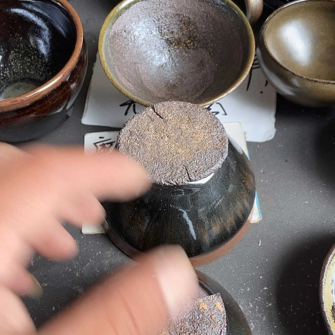 茶盏源367 建窑建阳建盏微瑕2只