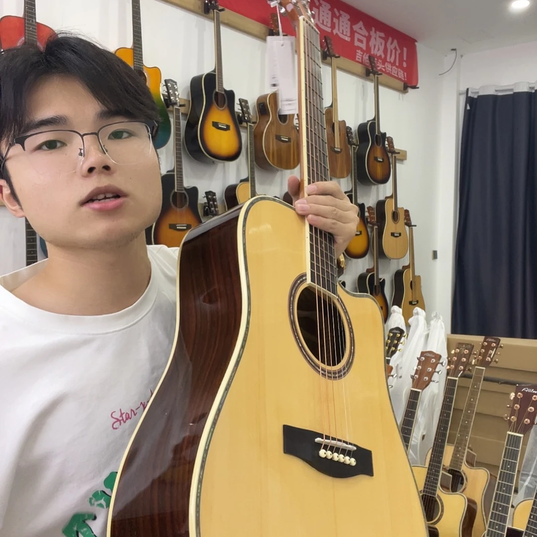 41寸云杉玫瑰木单板