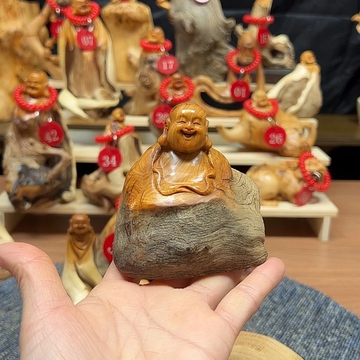 柏木把件崖柏摆件