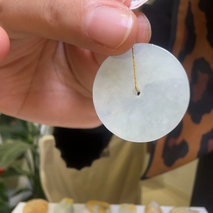 翡翠未镶嵌颈饰翡翠平安扣