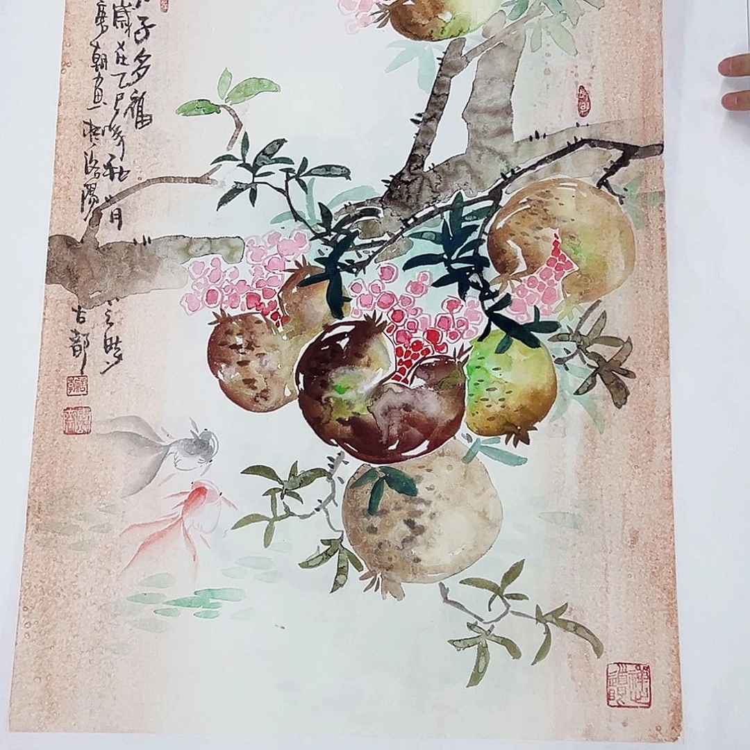 国画事事顺心如意就好