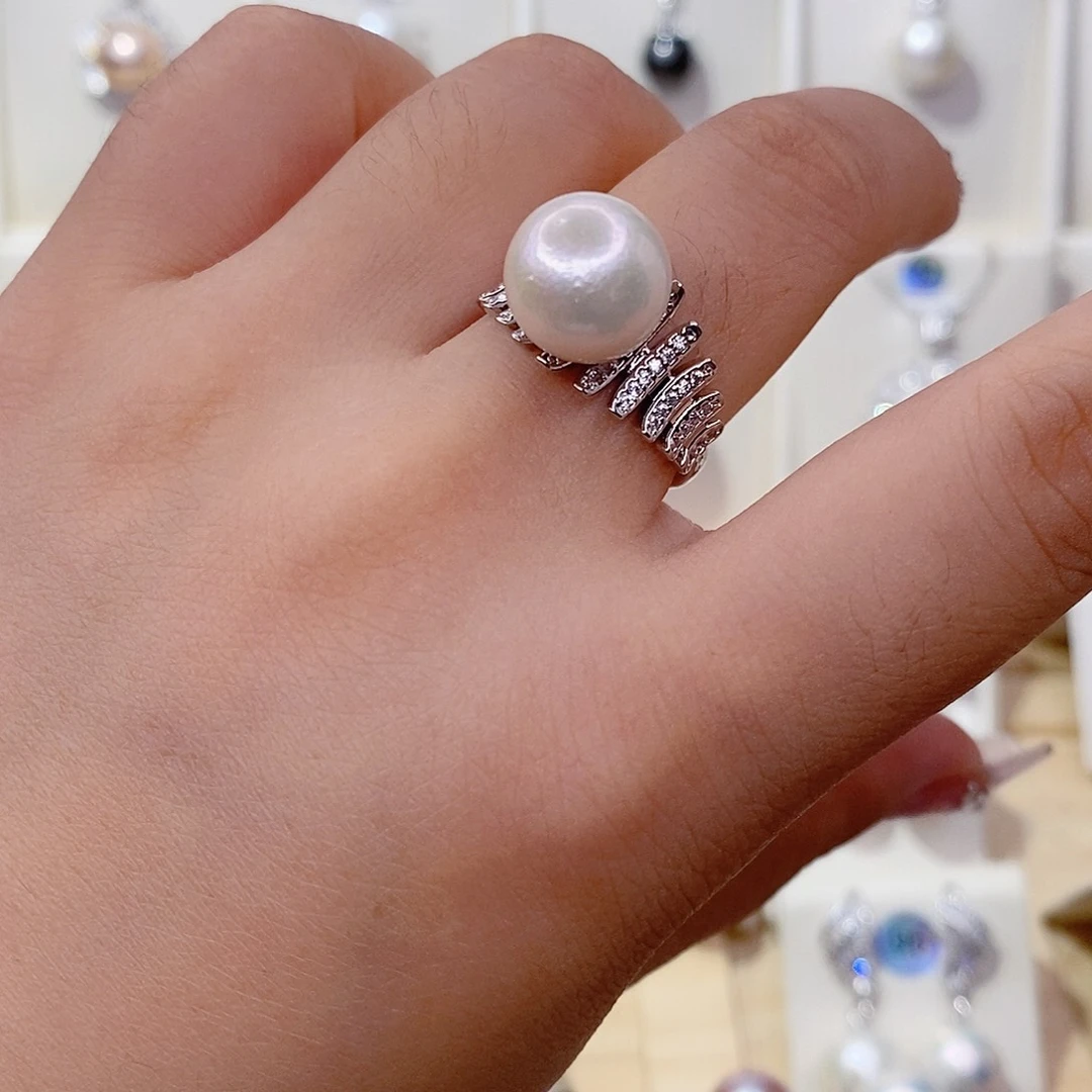 淡水珍珠未镶嵌戒指
