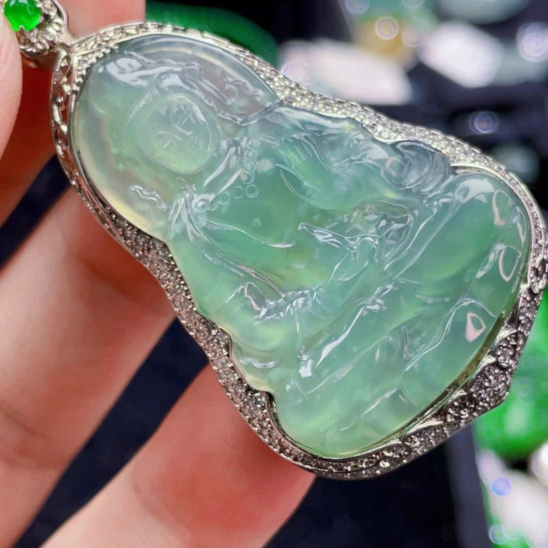 翡翠未镶嵌颈饰6，