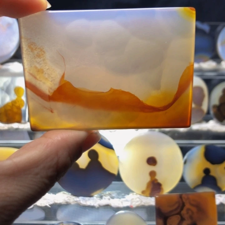 合金玛瑙/玉髓珠宝奇石56