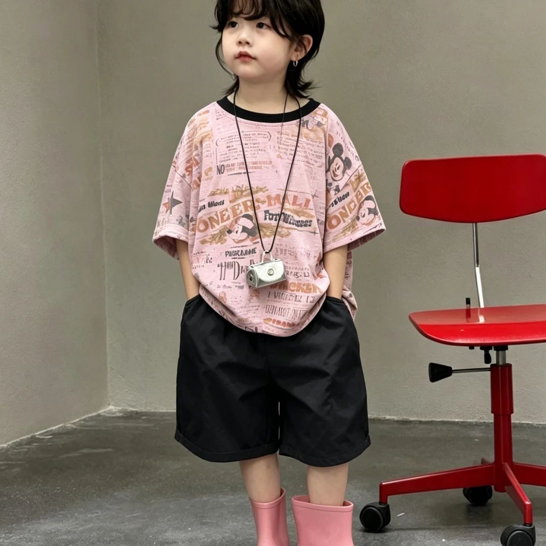 A103米奇韩版小包项链三件套
