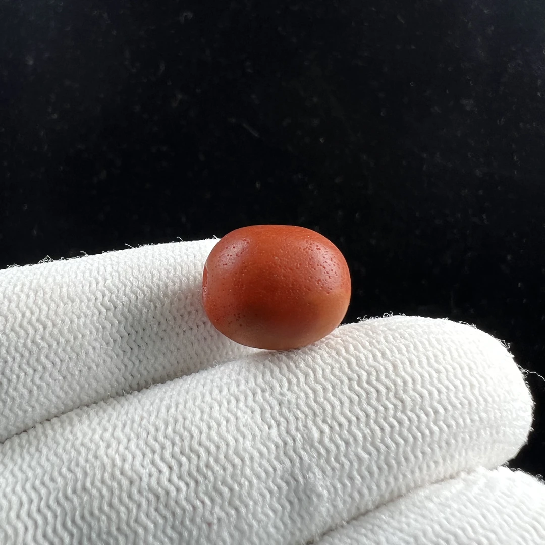 Y6853天然原矿蜜蜡 老蜡枣珠 13*14.7mm抖音基地质检发