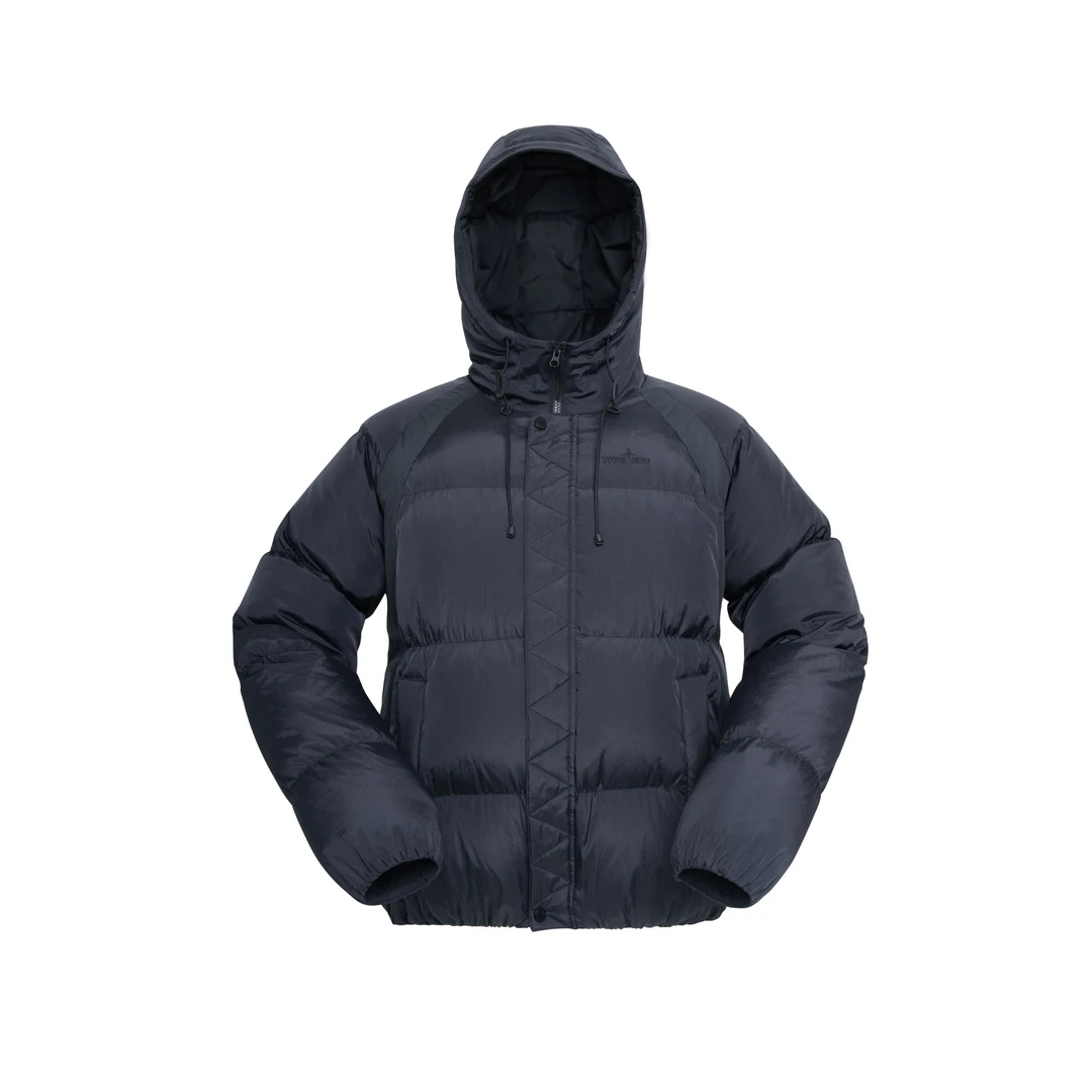 【重磅鹅绒服】 时尚连帽厚款六防免洗白鹅羽绒服