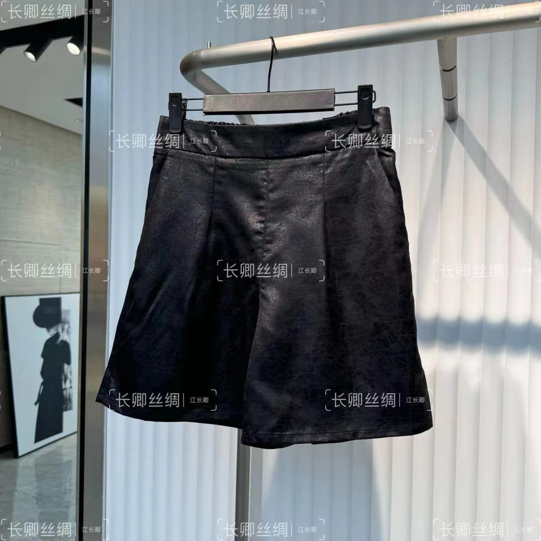 新中式国风气质休闲龟裂短裤7013