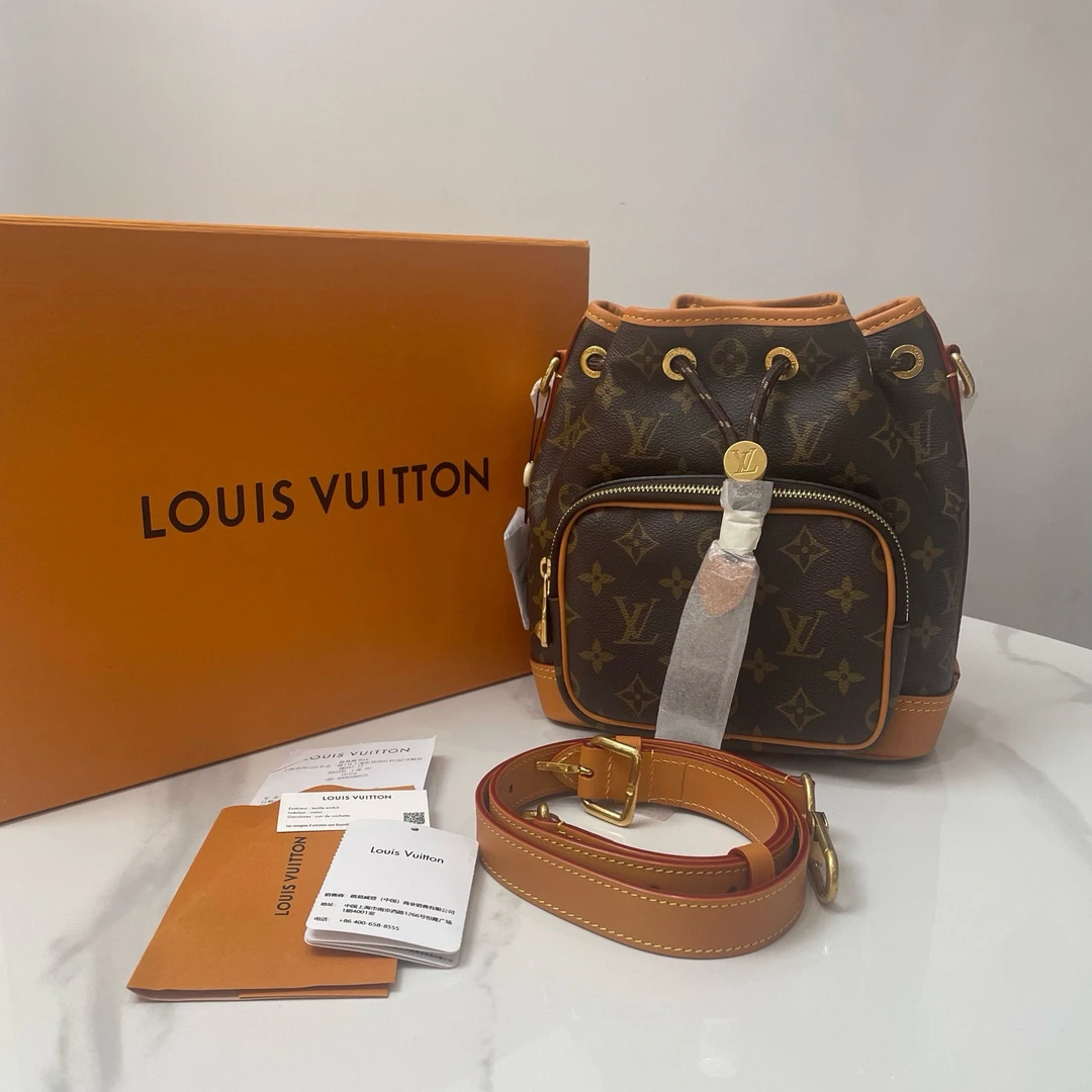 未使用 LouisVuitton/路易威登 LV 老花水桶包 女款