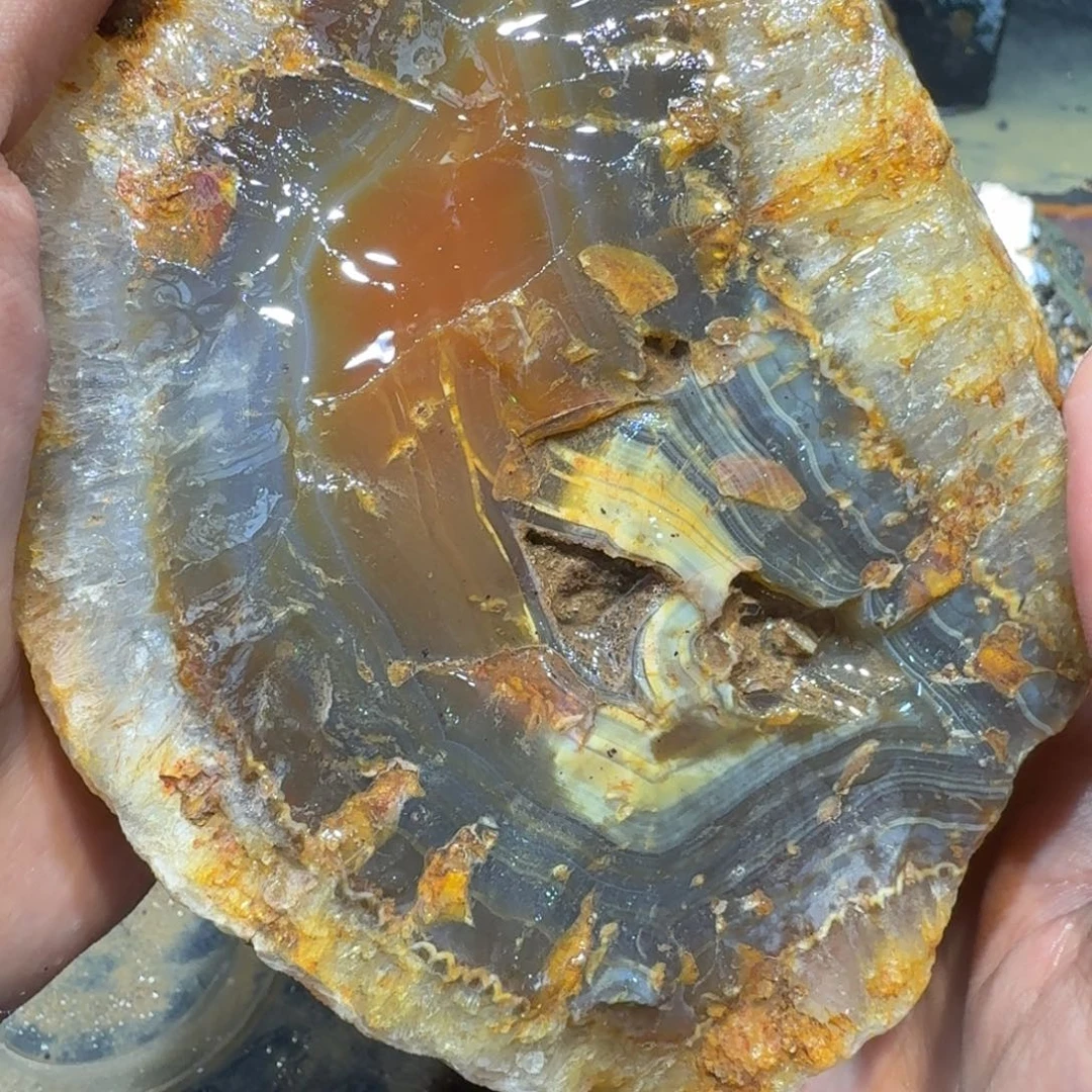 未镶嵌玛瑙/玉髓珠宝半成品