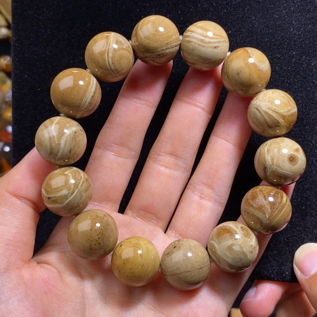 蜜蜡颈饰未镶嵌34.5克16+mm