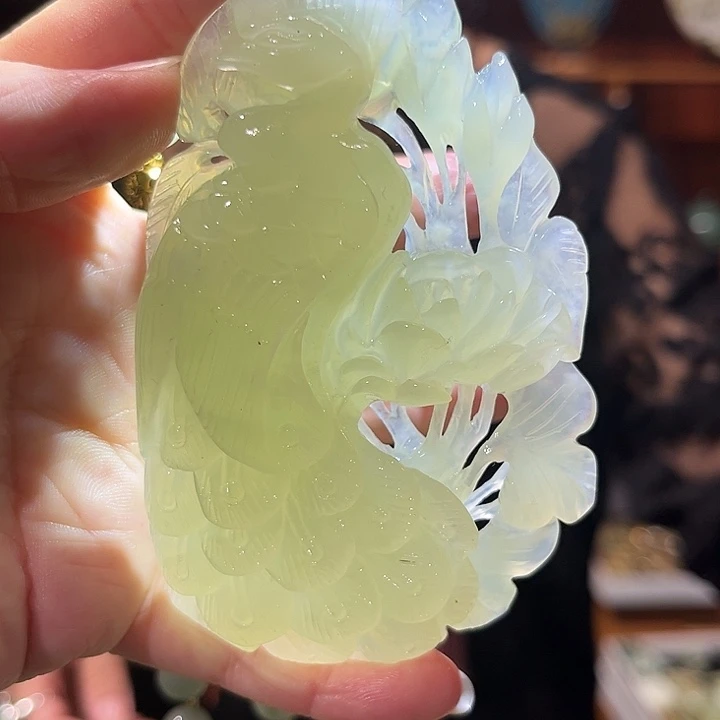 未镶嵌岫玉毛衣链