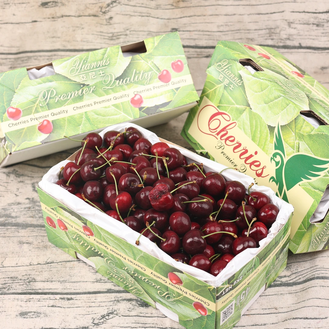 【乐鲜果园】空运新西兰亚尼士车厘子4斤礼盒樱桃2J-3J 内附果径卡