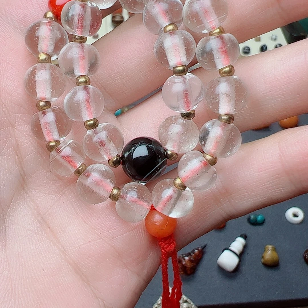DIY玻璃清代老琉璃手持