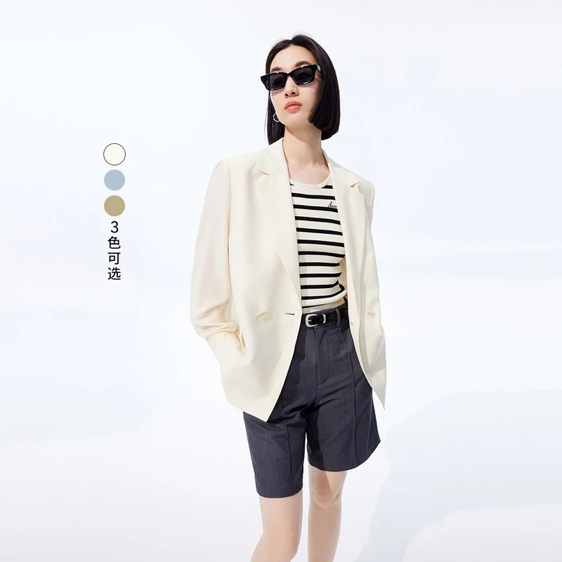 LILY2023夏新款女装西装123239C2923