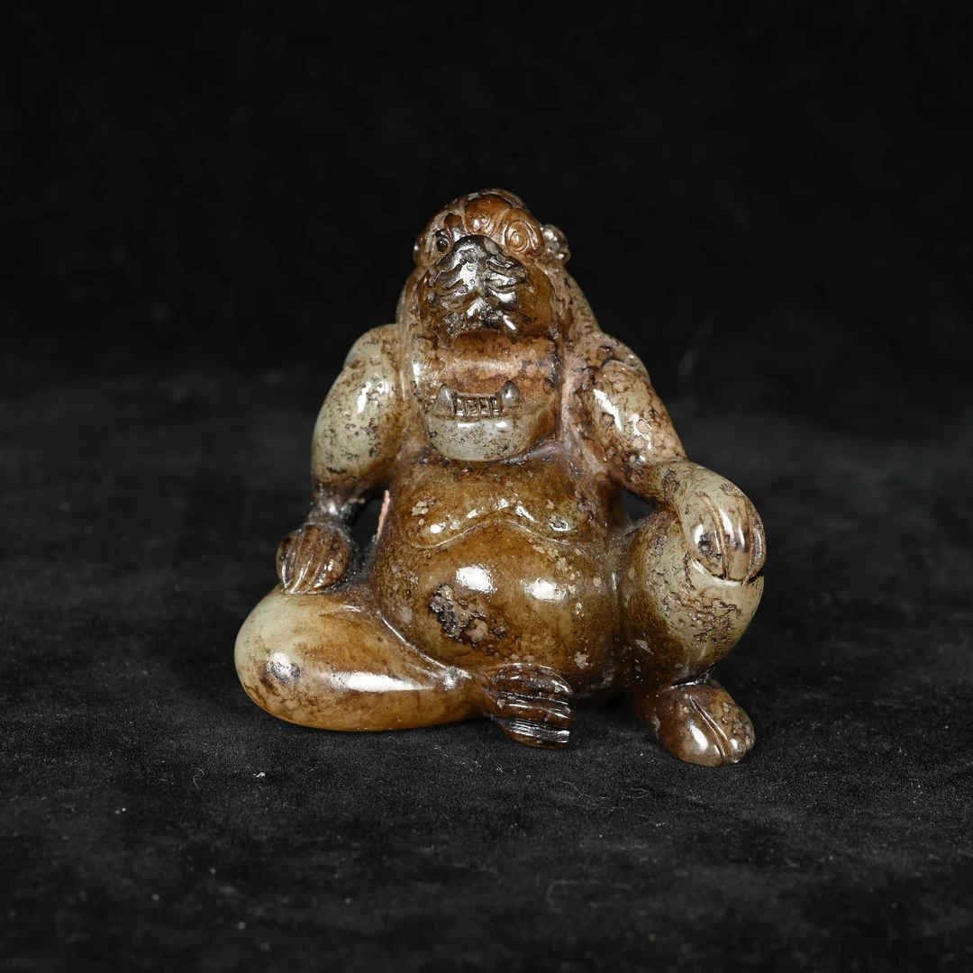明代受沁玉鹰熊/LC.040508/集萃斋