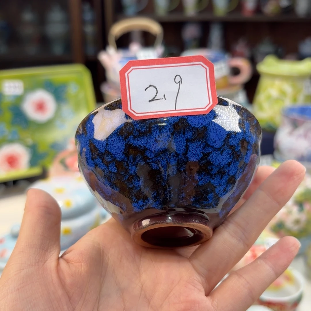 景德镇手绘高温釉下彩陶瓷茶具