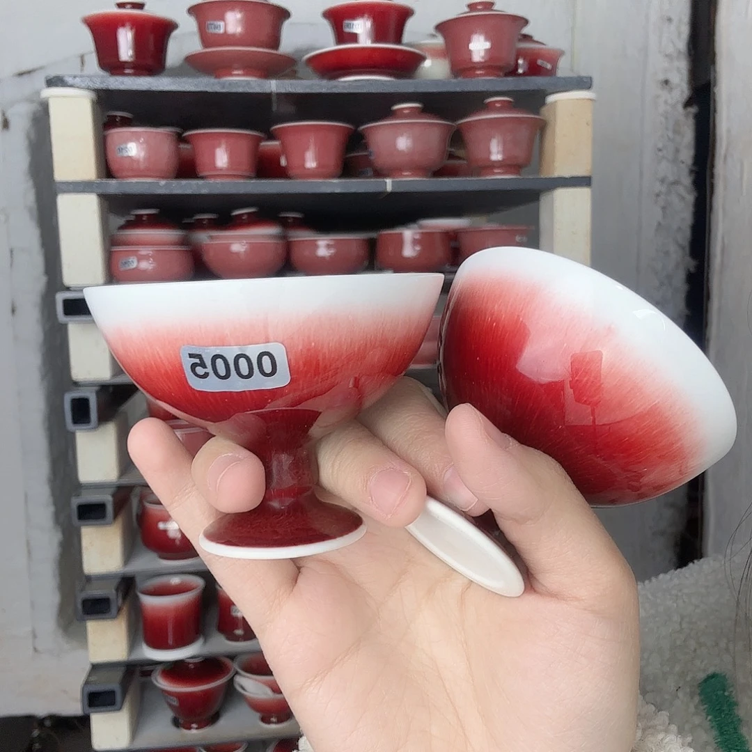 瓷片景德镇郎红陶瓷