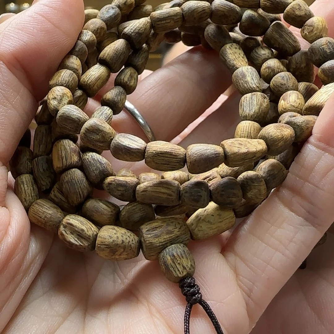 手串沉香10国香棋楠多圈随形 水滴珠9.6g+多样性发一串