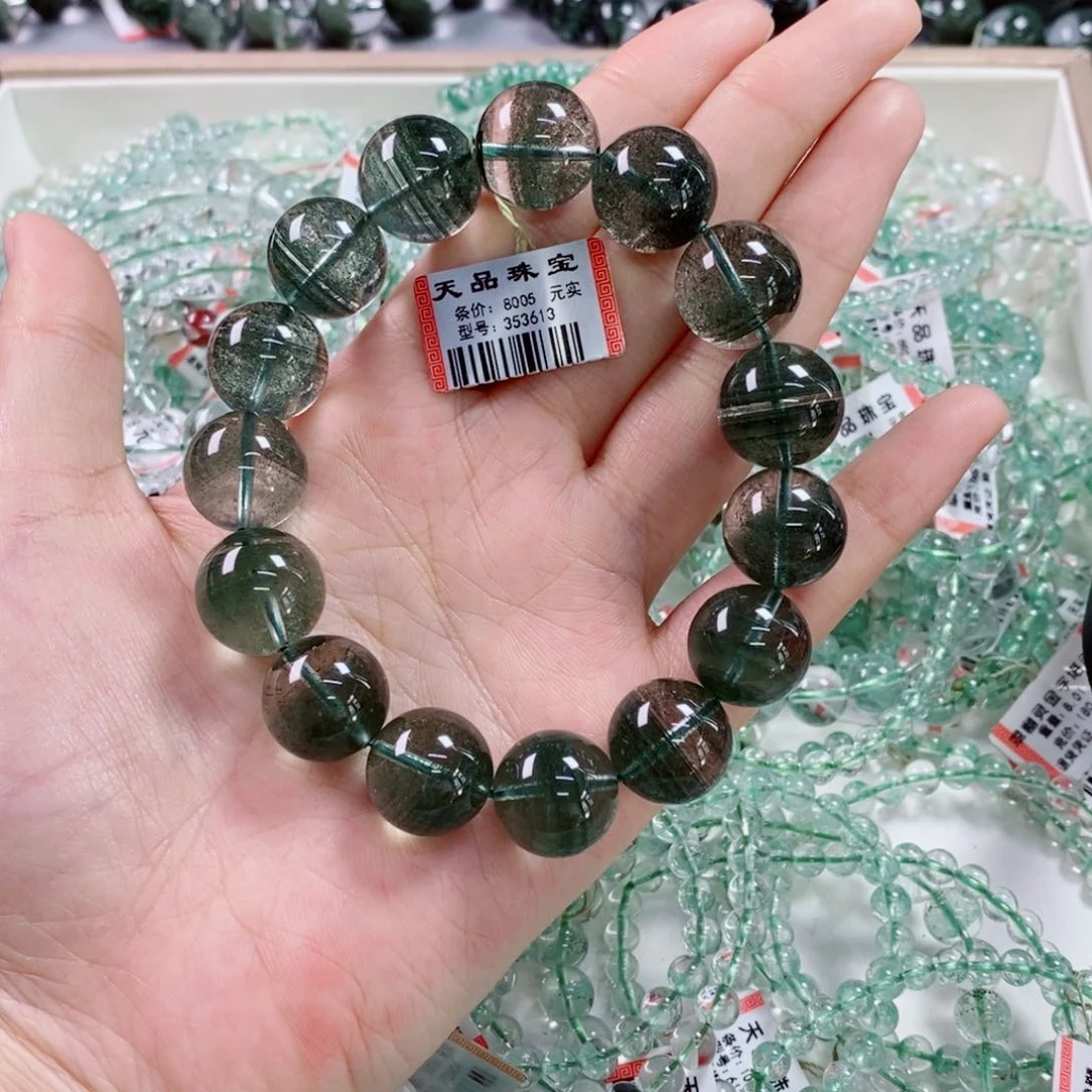 菲***菲水晶手链未镶嵌绿幽灵353613