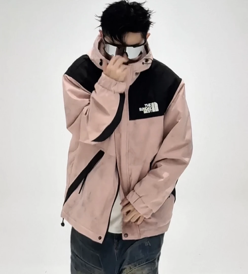 黑色.AW.2025秋冬工装冲锋衣棉服.Z8620