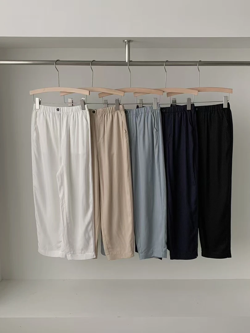 洋派25夏款6066九分裤 亲肤凉爽休闲百搭夏季