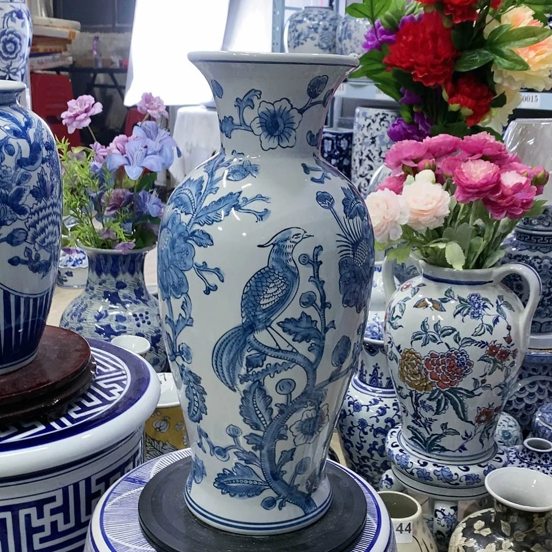 【闪购商品】摆件凤*竹鱼尾瓷器………………………………