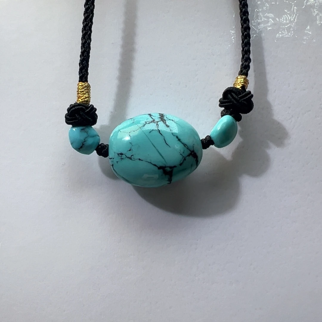 绿松石未镶嵌挂件